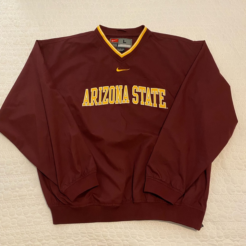 Nike Arizona State University maroon and gold windbreaker